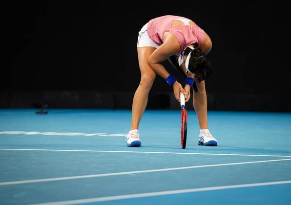 Mandatory Credit: Photo by Rob Prange Shutterstock (12751288cc) Caroline Garcia of France in action during the quarter-final of the 2022 Sydney Tennis Classic WTA, Tennis Damen 500 tennis tournament Sydney Tennis Classic, Day 4, Tennis, Olympic Park, Sydney, Australia - 13 Jan 2022 Sydney Tennis Classic, Day 4, Tennis, Olympic Park, Sydney, Australia - 13 Jan 2022  Copyright: xRobxPrange Shutterstockx 12751288cc