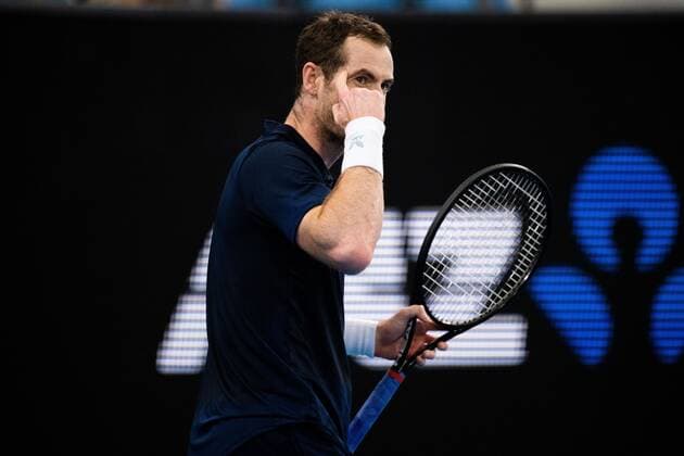 Mandatory Credit: Photo by Shutterstock (12757785s) Andy Murray reacts during his Quarter Final Match Sydney Tennis Classic, Day 5, Tennis, Olympic Park, Sydney, Australia - 13 Jan 2022 Sydney Tennis Classic, Day 5, Tennis, Olympic Park, Sydney, Australia - 13 Jan 2022 Copyright: xShutterstockx 12757785s
