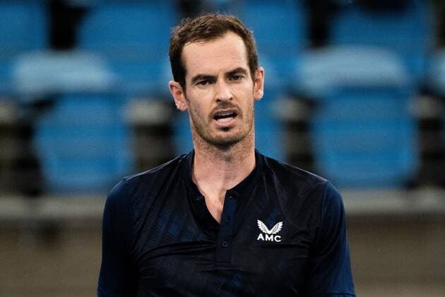 Mandatory Credit: Photo by Shutterstock (12757785m) Andy Murray reacts during his Quarter Final Match Sydney Tennis Classic, Day 5, Tennis, Olympic Park, Sydney, Australia - 13 Jan 2022 Sydney Tennis Classic, Day 5, Tennis, Olympic Park, Sydney, Australia - 13 Jan 2022 Copyright: xShutterstockx 12757785m