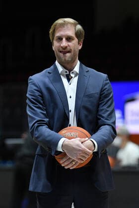 Olivier Foucart (Assistenztrainer, Assistant Coach, BG Goettingen), Niners Chemnitz vs. BG Goettingen, easycredit Basketball Bundesliga, 12.01.2022 Niners Chemnitz vs. BG Goettingen, easycredit Basketball Bundesliga, 12.01.2022 Chemnitz Copyright: xBertxHarzer xEibner-xPressefotox