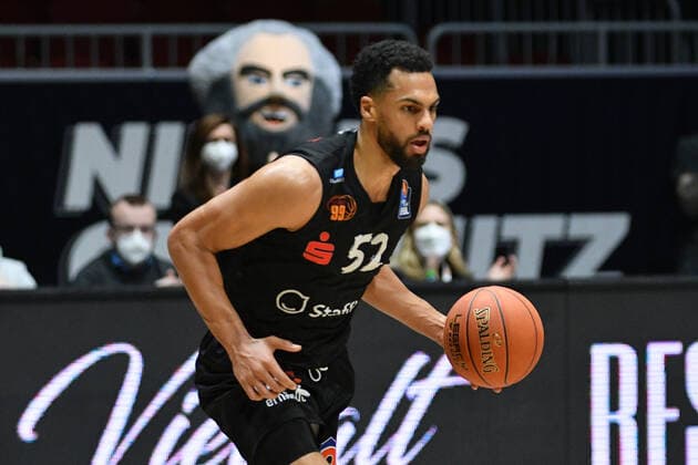 Trent Lockett (Niners Chemnitz), Niners Chemnitz vs. BG Goettingen, easycredit Basketball Bundesliga, 12.01.2022 Niners Chemnitz vs. BG Goettingen, easycredit Basketball Bundesliga, 12.01.2022 Chemnitz Copyright: xBertxHarzer xEibner-xPressefotox