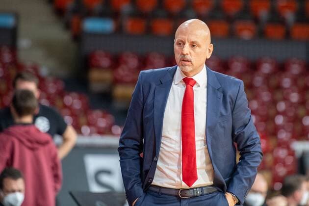 Sasa Obradovic (AS Monaco Basket), FC Bayern Basketball vs. AS Monaco Basket, Euroleague, 13.01.2022 Muenchen Bayern Deutschland