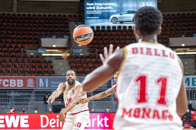 Will Thomas 10 (AS Monaco Basket), FC Bayern Basketball vs. AS Monaco Basket, Euroleague, 13.01.2022 Muenchen Bayern Deutschland