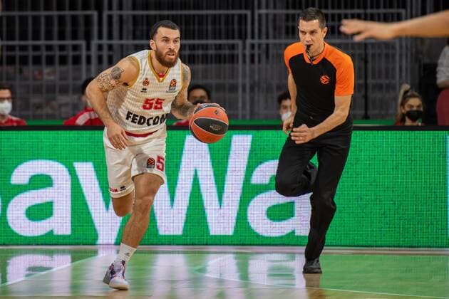 Mike James 55 (AS Monaco Basket), FC Bayern Basketball vs. AS Monaco Basket, Euroleague, 13.01.2022 Muenchen Bayern Deutschland