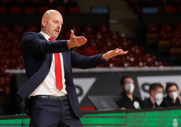 13.01.2022, Euroleague, FC Bayern Basketball vs AS Monaco, Basketball , im Bild: Sasa Obradovic (AS Monaco)