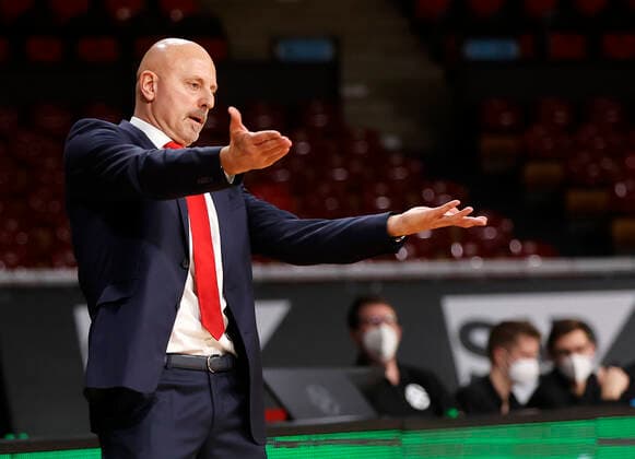 13.01.2022, Euroleague, FC Bayern Basketball vs AS Monaco, Basketball , im Bild: Sasa Obradovic (AS Monaco)