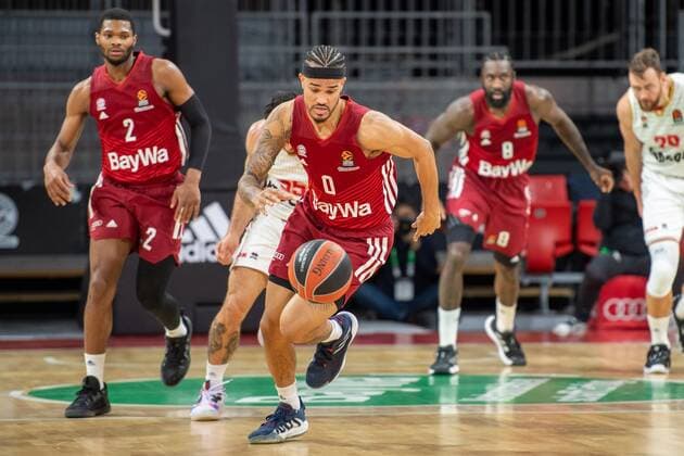 Nick Weiler-Babb 0 (FC Bayern), FC Bayern Basketball vs. AS Monaco Basket, Euroleague, 13.01.2022 Muenchen Bayern Deutschland