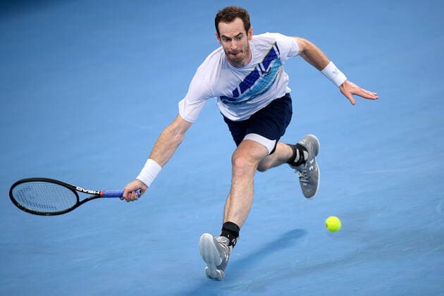 SYDNEY TENNIS CLASSIC, Andy Murray of Great Britain during his semi final match against Reilly Opelka of the USA on Day 5 of the Sydney Tennis Classic at Sydney Olympic Park in Sydney, Friday, January 14, 2022. ( NO ARCHIVING, EDITORIAL USE ONLY, NO USE IN BOOKS WITHOUT CONSENT SYDNEY NSW AUSTRALIA  Copyright: xDANxHIMBRECHTSx 20220114001613286358