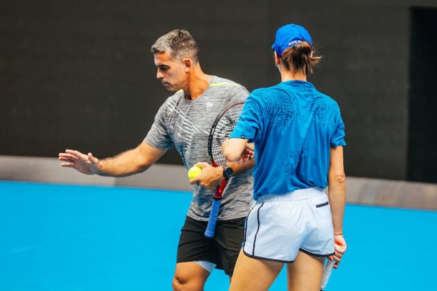 January 14, 2022: AJLA TOMLJANOVIC of Australia during a practice session ahead of the 2022 Australian Open at Melbourne Park on January 14, 2022 in Melbourne, Australia. - ZUMAp121 20220114_zsp_p121_042 Copyright: xChrisxPutnamx