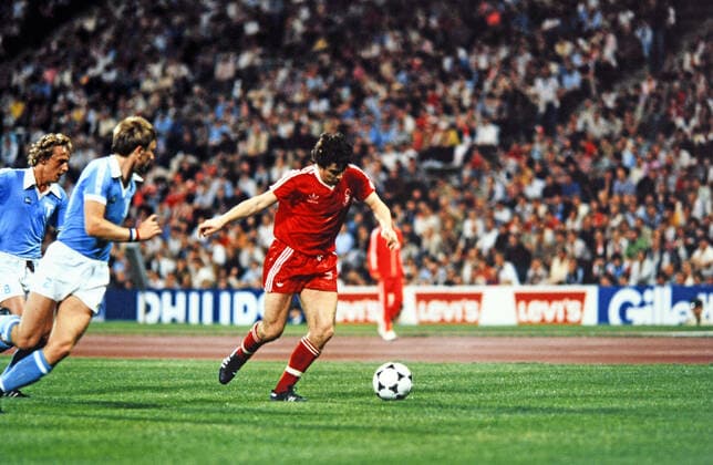 30.05.79 Nottingham Forest - Malmö FF Deutschland, München, 30.05.1979, Fussball, Europapokal der Landesmeister, Finale in München, Nottingham Forest - Malmö FF (1:0): John Robertson (Nottingham Forest).