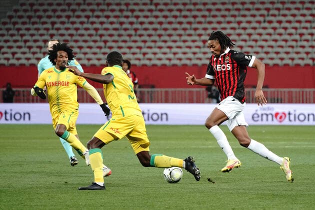 Khephren Thuram (OGC Nice) FOOTBALL : OGC Nice vs FC Nantes - Ligue 1 Uber Eats - Nice - 14 01 2021 NorbertScanella Panoramic 