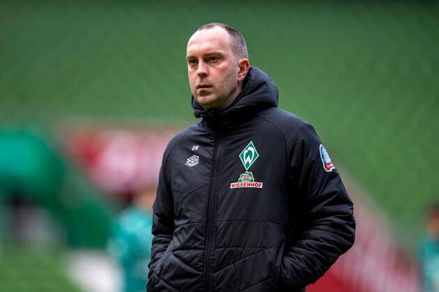 Fußball: 2. Bundesliga, 19. Spieltag, SV Werder Bremen - Fortuna Düsseldorf am 15.01.2022 im Wohninvest Stadion in Bremen. Bremens Trainer Ole Werner betritt das Stadion. DFL REGULATIONS PROHIBIT ANY USE OF PHOTOGRAPHS AS IMAGE SEQUENCES AND OR QUASI-VIDEO. Copyright: xTeresaxKrögerx