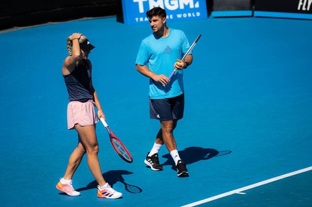 January 16, 2022, MELBOURNE, AUSTRALIA: Angelique Kerber of Germany during practice ahead of the 2022 Australian Open Grand Slam tennis tournament MELBOURNE AUSTRALIA - ZUMAa181 20220116_zaa_a181_006 Copyright: xRobxPrangex