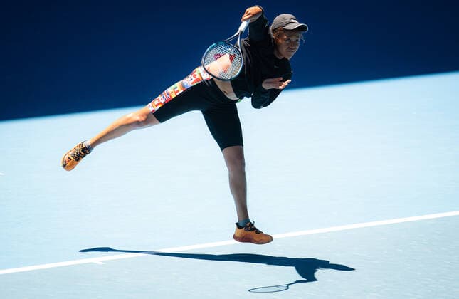 January 16, 2022, MELBOURNE, AUSTRALIA: Naomi Osaka of Japan during practice ahead of the 2022 Australian Open Grand Slam tennis tournament MELBOURNE AUSTRALIA - ZUMAa181 20220116_zaa_a181_088 Copyright: xRobxPrangex