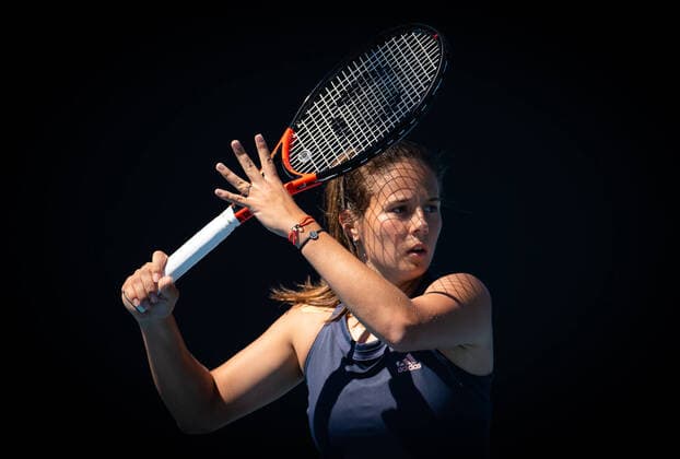 January 16, 2022, MELBOURNE, AUSTRALIA: Daria Kasatkina of Russia during practice ahead of the 2022 Australian Open Grand Slam tennis tournament MELBOURNE AUSTRALIA - ZUMAa181 20220116_zaa_a181_136 Copyright: xRobxPrangex