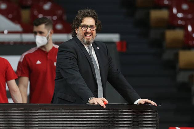 Andrea Trinchieri (Bayern Basketball, Chef-Trainer) GER, FC Bayern Basketball vs. Telekom Baskets Bonn, 1. Bundesliga, Saison 2021 2022, 16.01.2022, GER, FC Bayern Basketball vs. Telekom Baskets Bonnl, 1. Bundesliga, Saison 2021 2022, 16.01.2022, Muenchen Copyright: xMarcelxEngelbrechtx Eibner-Pressefotox EP_met