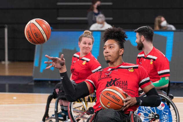 Rollstuhlbasketball Bundesliga, Hamburg 16.01.2022 Rollstuhlbasketball Bundesliga, BG Baskets Hamburg vs. Doneck Dolphins Trier Copyright: xBEAUTIFULxSPORTS Mohwinkelx