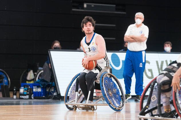 Rollstuhlbasketball Bundesliga, Hamburg 16.01.2022 Rollstuhlbasketball Bundesliga, BG Baskets Hamburg vs. Doneck Dolphins Trier, Martin Steinhardt ( 3 BG Baskets Hamburg) Copyright: xBEAUTIFULxSPORTS Mohwinkelx