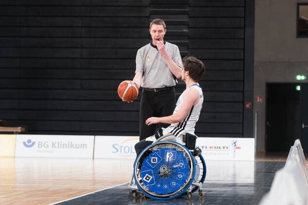 Rollstuhlbasketball Bundesliga, Hamburg 16.01.2022 Rollstuhlbasketball Bundesliga, BG Baskets Hamburg vs. Doneck Dolphins Trier Copyright: xBEAUTIFULxSPORTS Mohwinkelx
