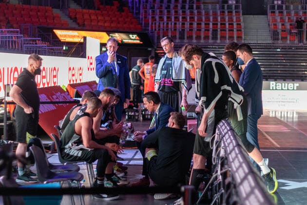 Raoul KORNER (Medi Bayreuth, Trainer), Ratiopharm Ulm vs. Medi Bayreuth, Basketball, Basketball Bundesliga, 17. Spieltag, 2021 2022, 16.01.2021, Ratiopharm Ulm vs. Medi Bayreuth, Basketball, Basketball Bundesliga, 17. Spieltag, 2021 2022, 16.01.2021 Neu- Ulm Copyright: xEibner-Pressefotox EP_FMR