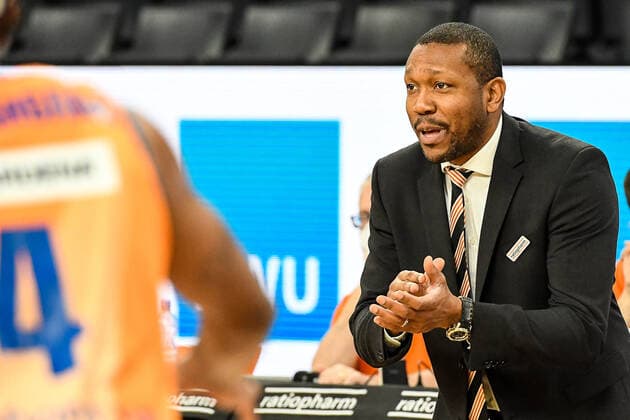 GER, BBL, ratiopharm ulm vs medi Bayreuth 16.01.2022, ratiopharm arena, Neu-Ulm, GER, BBL, ratiopharm ulm vs medi Bayreuth, im Bild Tyron McCoy (Ulm)