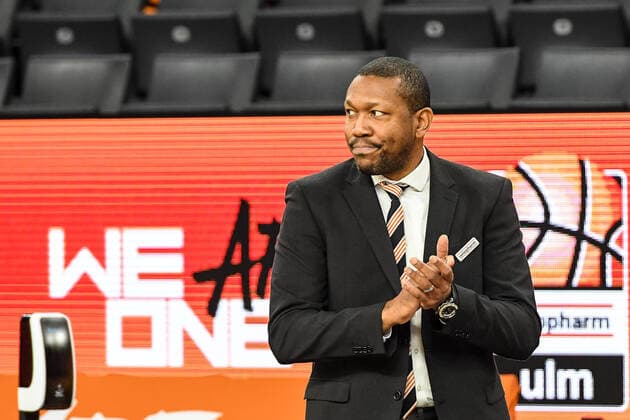 GER, BBL, ratiopharm ulm vs medi Bayreuth 16.01.2022, ratiopharm arena, Neu-Ulm, GER, BBL, ratiopharm ulm vs medi Bayreuth, im Bild Tyron McCoy (Ulm)