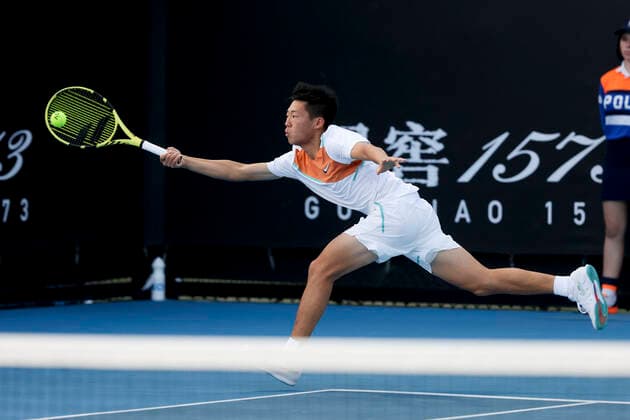 Hsin-Chun Tseng (TPE) Tennis - Australian Open 2022 - Grand Slam - Melbourne Park - Melbourne - Victoria - Australia - 17 January 2022. Copyright: xJuergenxHasenkopfx