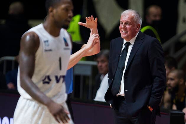Head Coach Zeljko Obradovic of Partizan Nis Belgrade, Partizan Nis Belgrade vs Hamburg Towers, Euro Cup Basketball, 18 January, 18.01.2022 Partizan Nis Belgrade vs Hamburg Towers, Euro Cup Basketball, 18 January, 18.01.2022 Belgrade Copyright: xEIBNER NikolaxKrsticx EP_EER