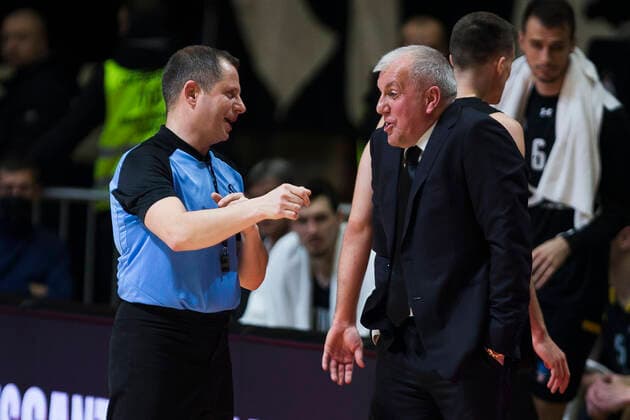 Head Coach Zeljko Obradovic of Partizan Nis Belgrade, Partizan Nis Belgrade vs Hamburg Towers, Euro Cup Basketball, 18 January, 18.01.2022 Partizan Nis Belgrade vs Hamburg Towers, Euro Cup Basketball, 18 January, 18.01.2022 Belgrade Copyright: xEIBNER NikolaxKrsticx EP_EER