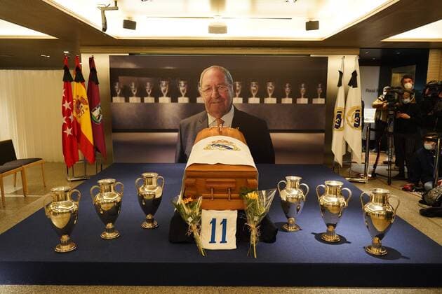 Bilder des Jahres 2022, Sport 01 Januar during burial of Francisco Gento in Madrid on Tueday, 18 January 2022 Cordon Press  xx xx