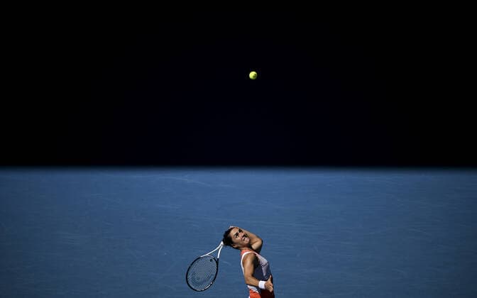 Mandatory Credit: Photo by James Gourley Shutterstock (12763717i) Martina Trevisan is second round action Australian Open, Day Three, Tennis, Melbourne Park, Melbourne, Australia - 19 Jan 2022 Australian Open, Day Three, Tennis, Melbourne Park, Melbourne, Australia - 19 Jan 2022 Copyright: xJamesxGourley Shutterstockx 12763717i