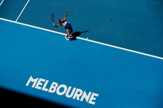 Mandatory Credit: Photo by Ella Ling Shutterstock (12763715y) Camila Giorgi in second round action Australian Open, Day Three, Tennis, Melbourne Park, Melbourne, Australia - 19 Jan 2022 Australian Open, Day Three, Tennis, Melbourne Park, Melbourne, Australia - 19 Jan 2022 Copyright: xEllaxLing Shutterstockx 12763715y