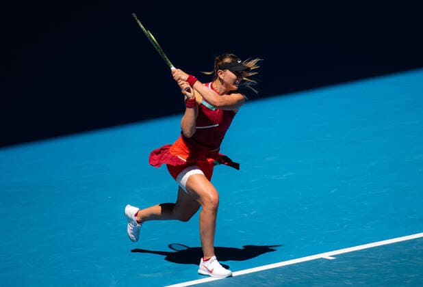 January 19, 2022, MELBOURNE, AUSTRALIA: Paula Badosa of Spain in action during the second round of the 2022 Australian Open Grand Slam tennis tournament against Martina Trevisan of Italy MELBOURNE AUSTRALIA - ZUMAa181 20220119_zaa_a181_045 Copyright: xRobxPrangex