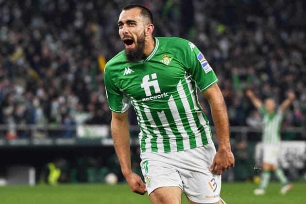 Real Betis v Deportivo Alaves - La Liga Santander Borja Iglesias of Real Betis celebrate a goal during the La Liga Santander match between Real Betis and Deportivo Alaves at Estadio Benito Vilamarin in Sevilla, Spain. Sevilla Spain  Copyright: xDAXxImagesx originalFilename:daximages-ligasant220118_npQBZ.jpg