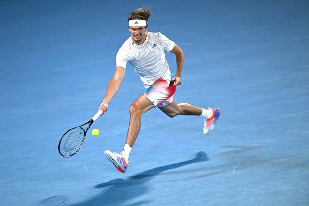 Mandatory Credit: Photo by James Gourley Shutterstock (12763717gd) Alexander Zverev during his second round match Australian Open, Day Three, Tennis, Melbourne Park, Melbourne, Australia - 19 Jan 2022 Australian Open, Day Three, Tennis, Melbourne Park, Melbourne, Australia - 19 Jan 2022 Copyright: xJamesxGourley Shutterstockx 12763717gd