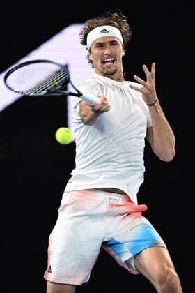 Mandatory Credit: Photo by James Gourley Shutterstock (12763717gc) Alexander Zverev during his second round match Australian Open, Day Three, Tennis, Melbourne Park, Melbourne, Australia - 19 Jan 2022 Australian Open, Day Three, Tennis, Melbourne Park, Melbourne, Australia - 19 Jan 2022 Copyright: xJamesxGourley Shutterstockx 12763717gc