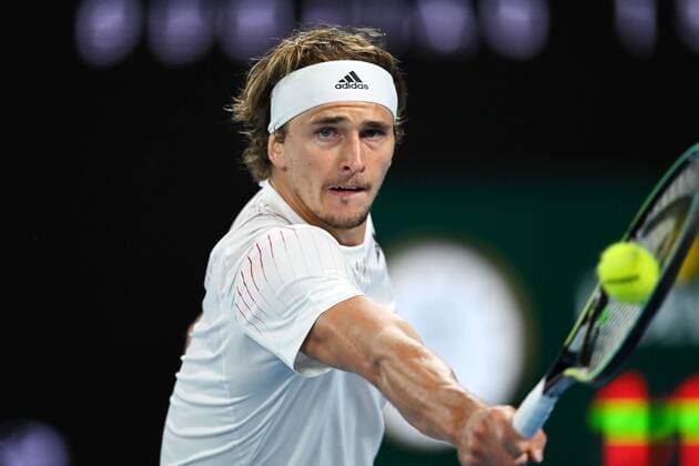 Mandatory Credit: Photo by James Gourley Shutterstock (12763717gn) Alexander Zverev during his second round match Australian Open, Day Three, Tennis, Melbourne Park, Melbourne, Australia - 19 Jan 2022 Australian Open, Day Three, Tennis, Melbourne Park, Melbourne, Australia - 19 Jan 2022 Copyright: xJamesxGourley Shutterstockx 12763717gn