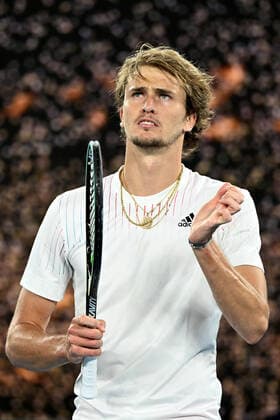 TENNIS AUSTRALIAN OPEN, Alexander Zverev of Germany gestures to the crowd after winning his second round Men?s singles match against John Millman of Australia on Day 3 of the Australian Open, at Melbourne Park, in Melbourne, Wednesday, January 19, 2022. ( NO ARCHIVING, EDITORIAL USE ONLY, NO USE IN BOOKS WITHOUT CONSENT MELBOURNE VIC AUSTRALIA  Copyright: xDAVExHUNTx 20220119001614714797