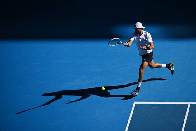 Matteo Berrettini TENNIS : Australian Open 2022 AntoineCouvercelle Panoramic 