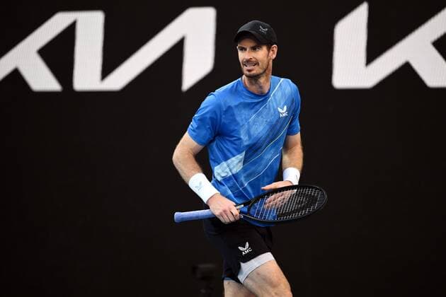Mandatory Credit: Photo by James Gourley Shutterstock (12765058ho) Andy Murray during his second round match Australian Open, Day Four, Tennis, Melbourne Park, Melbourne, Australia - 20 Jan 2022 Australian Open, Day Four, Tennis, Melbourne Park, Melbourne, Australia - 20 Jan 2022  Copyright: xJamesxGourley Shutterstockx 12765058ho