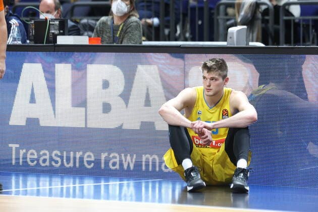 Sport Bilder des Tages DEU, EuroLaegue, ALBA vs. Real Madrid, 20.01.2022, Mercedes-Benz-Arena, Berlin, DEU, EuroLaegue, ALBA vs. Real Madrid, im Bild Lammers (ALBA Berlin 55)