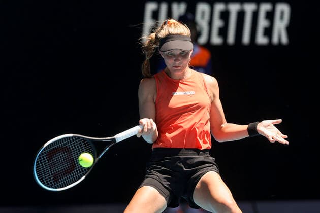 Maddison Inglis (AUS) Tennis - Australian Open 2022 - Grand Slam - Melbourne Park - Melbourne - Victoria - Australia - 22 January 2022. Copyright: xJuergenxHasenkopfx