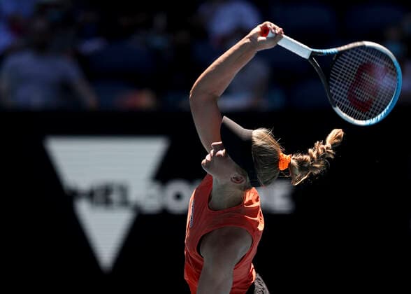 Maddison Inglis (AUS) Tennis - Australian Open 2022 - Grand Slam - Melbourne Park - Melbourne - Victoria - Australia - 22 January 2022. Copyright: xJuergenxHasenkopfx