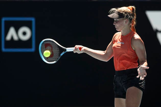 Maddison Inglis (AUS) Tennis - Australian Open 2022 - Grand Slam - Melbourne Park - Melbourne - Victoria - Australia - 22 January 2022. Copyright: xJuergenxHasenkopfx