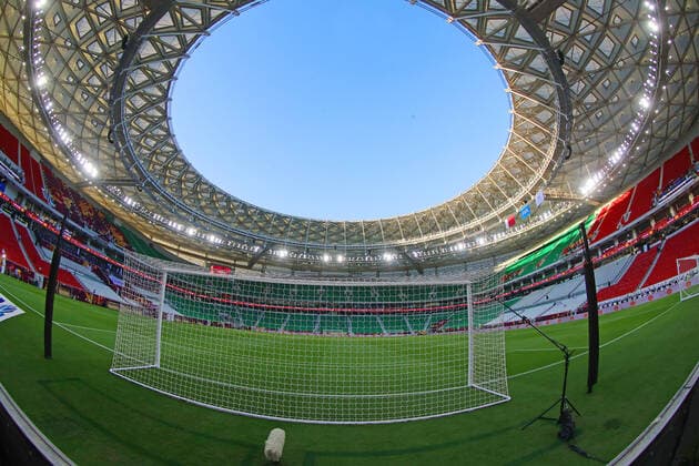 22.10.2021, Vorschau zur Fussball Weltmeisterschaft 2022 in Katar, VAE. Al Thumama Stadium, Qatar - FIFA World Cup, WM, Weltmeisterschaft, Fussball Stadium (Katar), Es bietet Platz für 40.000 Zuschauer. *** 22 10 2021, Preview of the 2022 FIFA World Cup in Qatar, UAE Al Thumama Stadium, Qatar FIFA World Cup Stadium Qatar , It can accommodate 40 000 spectators.
