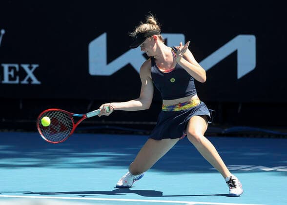 Lucie Havlickova (CZE), Maedchen Einzel GS Tennis - Australian Open 2022 - Grand Slam - Melbourne Park - Melbourne - Victoria - Australia - 23 January 2022. Copyright: xJuergenxHasenkopfx