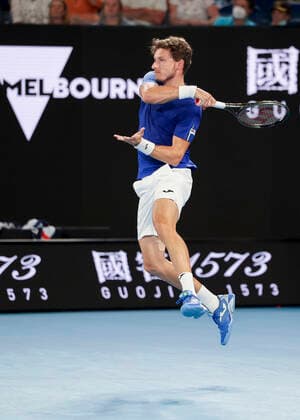 Pablo Carreno Busta (ESP) Tennis - Australian Open 2022 - Grand Slam - Melbourne Park - Melbourne - Victoria - Australia - 23 January 2022. Copyright: xJuergenxHasenkopfx