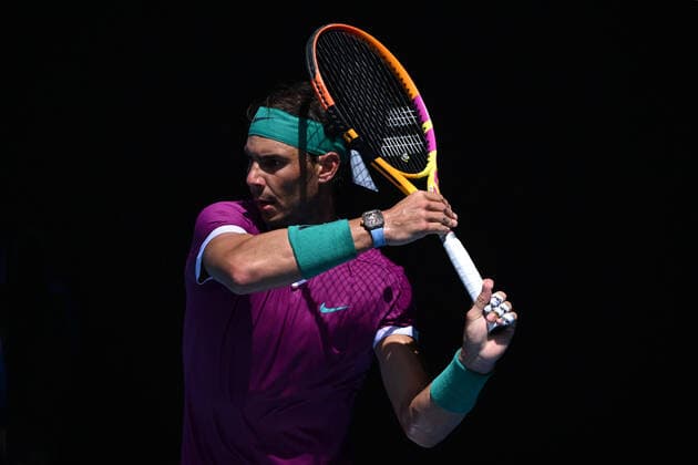 Sport Bilder des Tages Rafael Nadal (Esp) TENNIS : Australian Open 2022 - 23 janvier AntoineCouvercelle Panoramic 