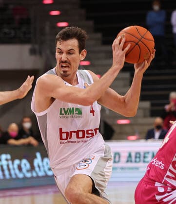 Bonn, Deutschland 23.01.2022, Basketball Bundesliga, 18. Spieltag, BBL, Telekom Baskets Bonn vs Brose Bamberg, Omar Prewitt (Bamberg)