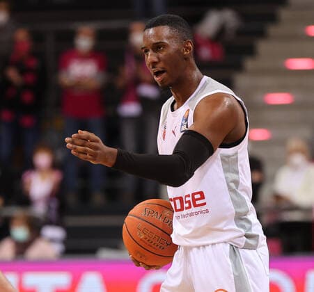 Bonn, Deutschland 23.01.2022, Basketball Bundesliga, 18. Spieltag, BBL, Telekom Baskets Bonn vs Brose Bamberg, Shannon Scott (Bamberg)